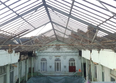 Nouveau siège SPGE Verviers- restauration verrière classée en acier